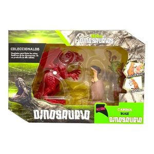 Set De Dinosaurios Poppi Con Huevo Camina Ruge