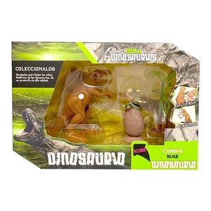 Set De Dinosaurios Poppi Con Huevo Camina Ruge