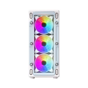 Gabinete Gamemax Starlight 2AW 6FAN ARGB E-ATX Blanco