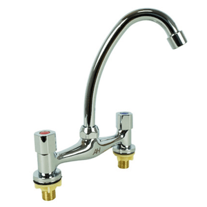 Griferia Doble Comando Ah Home Para Baño Cocina Mesada Ah016 Alpina