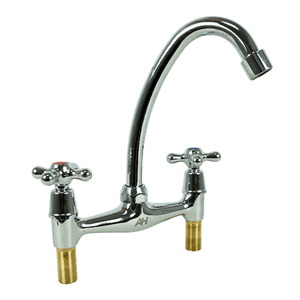 Griferia Doble Comando Ah Home Para Baño Cocina Mesada Ah017 Alpina