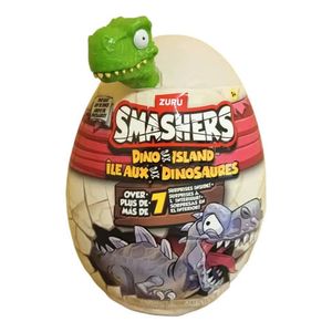 Smashers Dino Island Mini Huevo Con 8 Sorpresas Verde
