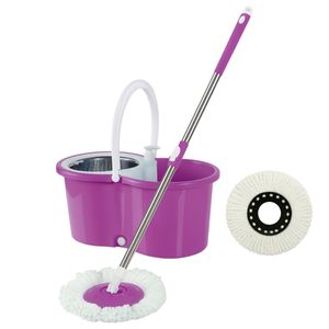 Mopa Lampazo Centrifugo de Acero Con Ruedas Hogar Actual