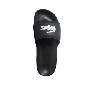 Ojotas Lacoste Serve Mujer Moda Negro