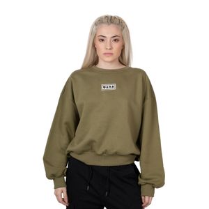 Buzo Vans Upworn Retro Crew Mujer Moda Verde