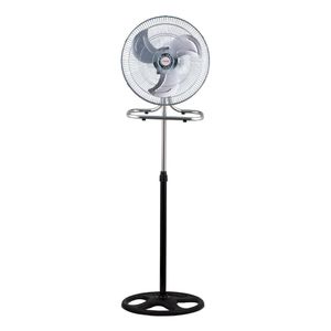 Ventilador Telefunken 18 3 En 1 Negro Pie/pared/piso Negro Plateado 3