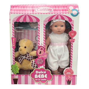 Bebote dulce Cariñito 40cm con osito peluche (948)