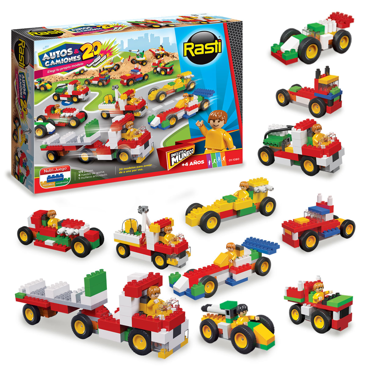 Rasti Autos y Camiones 20 Unidades - Provincia Compras