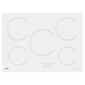 Anafe TST Vitrocerámico Eléctrico Blanco 5 Hornallas