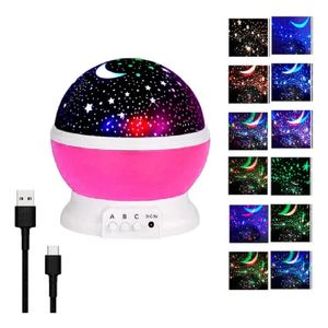 LAMPARA VELADOR PROYECTOR ESTRELLAS