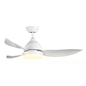 Ventilador De Techo Decorativo 361 A Blanco Luz 24w 3 Aspas