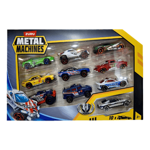 Metal Machines Pack Autos X 10 Serie 2 Zuru Clasico