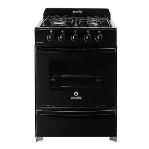 Cocina Escorial Master S2 Black Gn 56Cm Negra A Gas