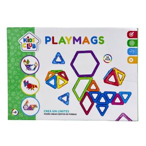 Playmags Juego de Bloques Magnéticos Incluye 10 Piezas Grandes