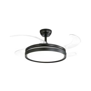 Ventilador de techo Winco Retráctil LED 106CM Negro