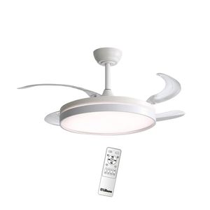 Ventilador de Techo retráctil 106cm Blanco Liliana