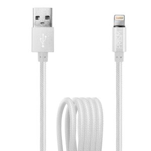 CABLE FOXBOX USB PRISM USB A LIGHTNING, BLANCO, 1.25M  (2191)