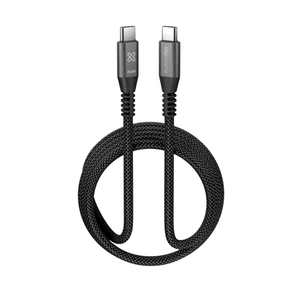 CABLE KLIPXTREME KX POWER GO 750  KX USB-C cable 240W 480mbps 6ft/3m BRAIDED (KAC-750-10FT)