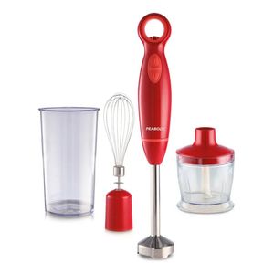 Licuadora De Mano Mixer Peabody Pe-lma323r 600w Roja 2 Vel. Color Rojo