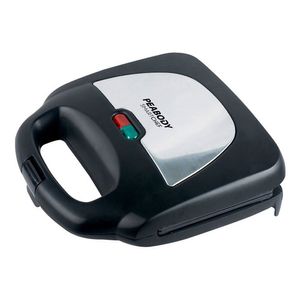 Sandwichera Peabody S6191 820w Placa De Corte Y Sellado Color Negro