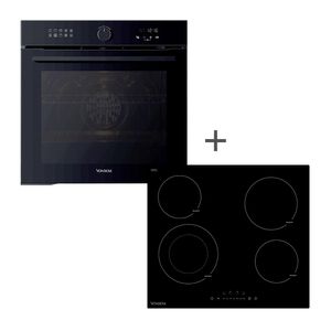 Horno Electrico Vondom Digital Empotrable 60 cm + Anafe Vitroceramico 60 cm