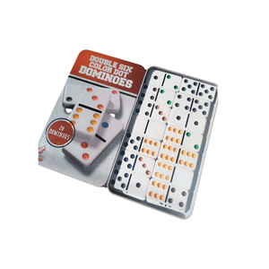 Juego Domino Caja Metalica 28 Piezas