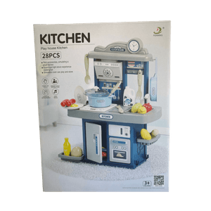 Cocina Completa Con Luz Y Sonido - Incluye 28 Accesorios