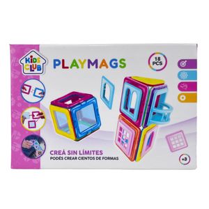 Playmags Juego de Bloques Magnéticos Incluye 18 Piezas