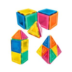 Playmags Bloques Magnéticos Incluye 14 Piezas Enteras