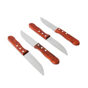 Set De 4 Cuchillos De Asado