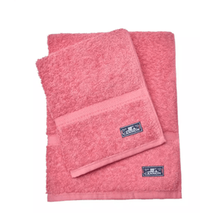 Juego Toalla Y Toallon xl Cannon 520 Gr Algodon 100% Rosa