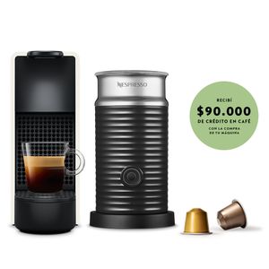 Cafetera Nespresso Essenza Con Aeroccino Capsulas De Regalo