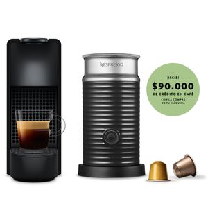 Cafetera Nespresso Essenza Con Aeroccino Capsulas De Regalo