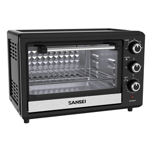 Horno Grill Sansei Negro 17 Litros Analogico