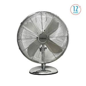Ventilador de mesa Liliana 12'' Vintage Cromo Classic Air VSOR12