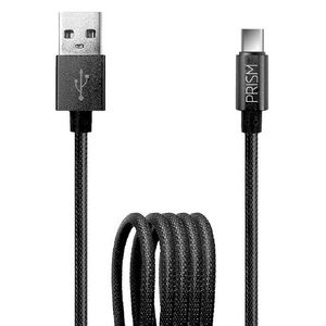 CABLE FOXBOX USB PRISM USB A TYPE-C, NEGRO, 1.25M  (2821)
