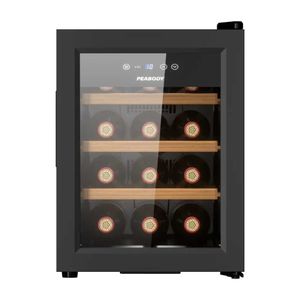 Cava de Vinos Peabody 12 Botellas Termoeléctrica Negra PE-CVT12N