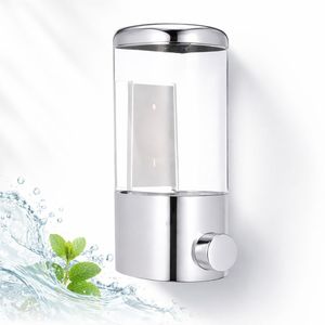 Dispensador Jabon Gel Líquido 400 ml Plateado Hogar Actual