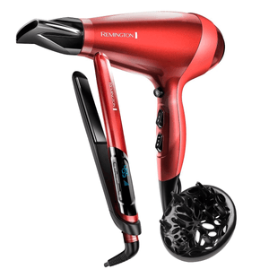 Combo Silk Profesional Secador Remington + Planchita de Pelo