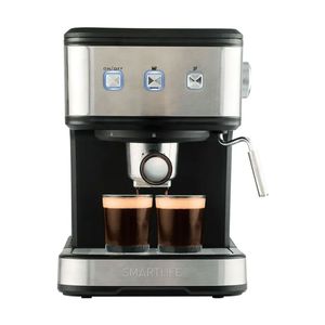 Cafetera Expreso Smartlife SLEC8501 2 En 1 Inoxidable