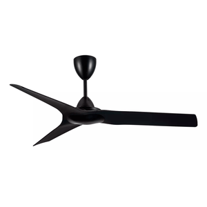 Ventilador Techo Negro 3 Palas 3 Velocidades Control Remoto