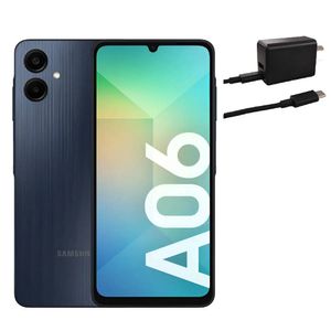 Celular Samsung Galaxy A06 64/4GB Negro + Cargador De Regalo