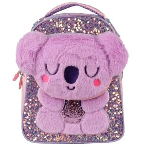 Mochila De Espalda 12 Lentejuelas Furry Pets Lila