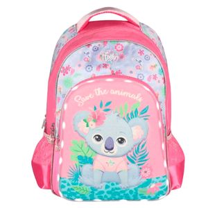 Mochila Espalda Footy Koala 18” con Luz Led Rosa