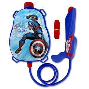 Mochila de Agua con Pistola Capitán América 42 cm Super Soldier