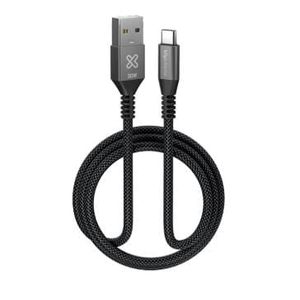 CABLE KLIPXTREME KX POWER GO USB-A TO USB-C CABLE  30W 480mbps 3.3ft/1.0m BRAIDED (KAC-050-3FT)