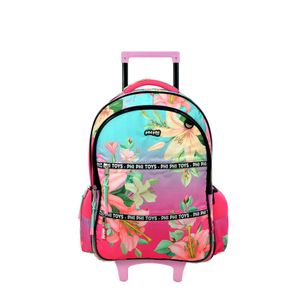 Mochila de Carro Degrade Flores 19 Pulgadas