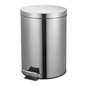 Cesto Tacho De Basura 20 lt con Pedal Acero Inox