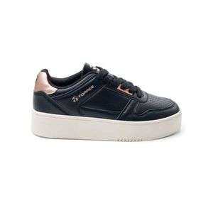 Zapatillas Topper Graf Metalic Mujer Moda Negro