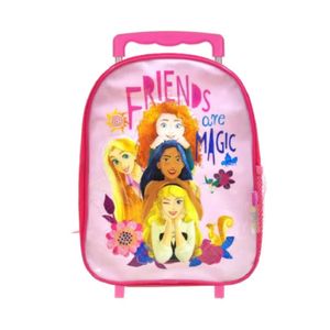 Mochila Escolar Carro 12" Princesas Disney Friends Magic